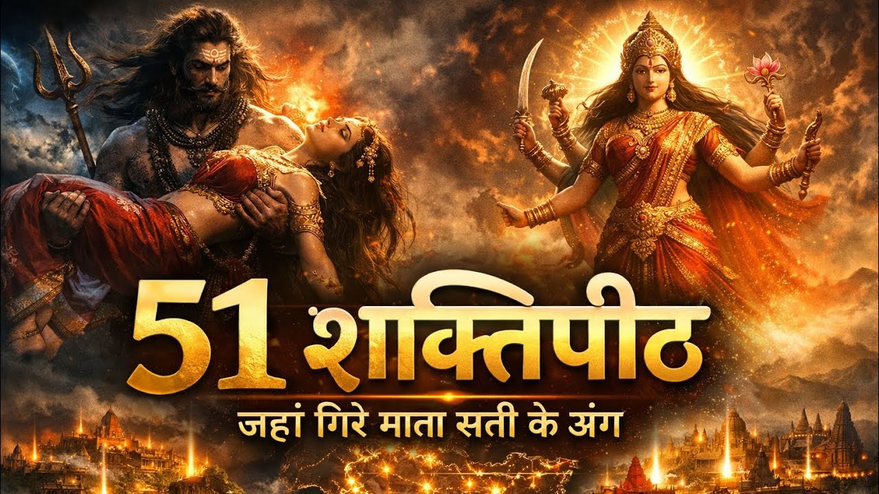 भारत के 51 शक्तिपीठ का रहस्य | जहाँ गिरे थे माता सती के अंग | Complete Story