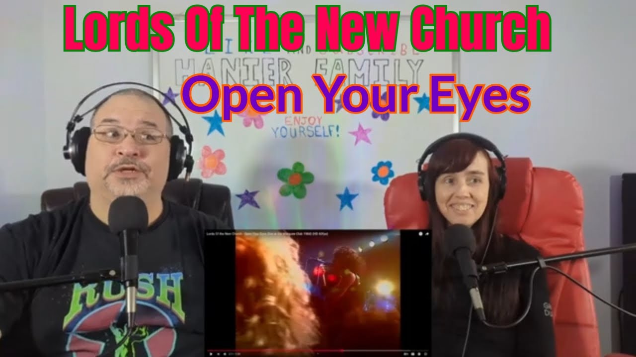 First Time! Lords Of The New Church - Open Your Eyes Reaction