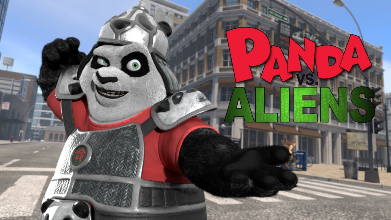 Panda vs. Aliens | Full Animated Adventure Movie