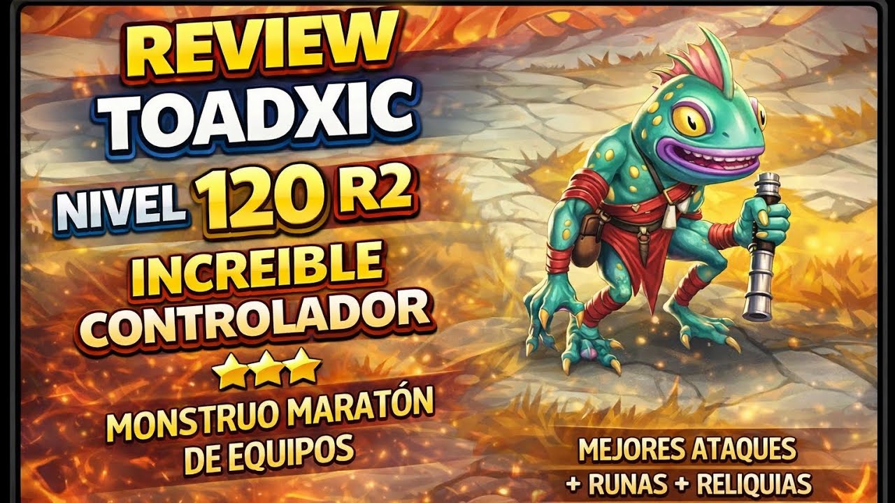 REVIEW TOADXIC Nivel 120 🐸🔥 INCREÍBLE CONTROLADOR de la maraton de equipos | ¿VALE LA PENA?