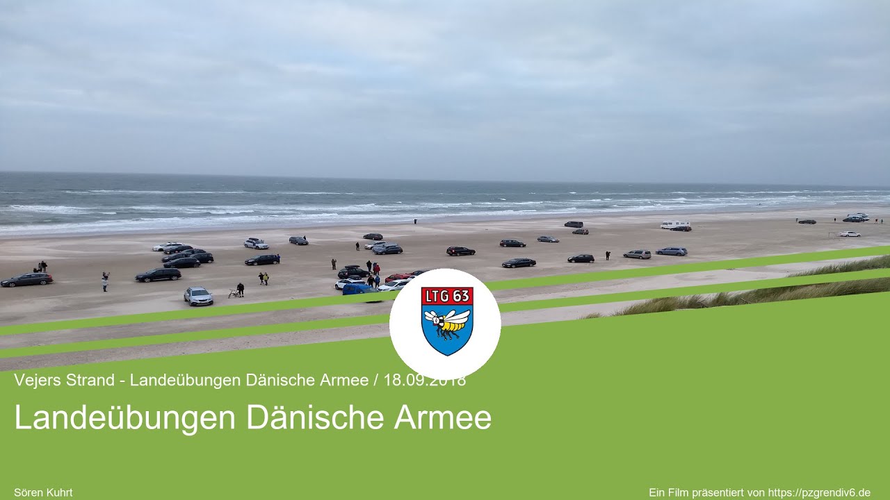 Vejers Strand - Landeübungen der dänischen Armee am Strand (18.09.2018)
