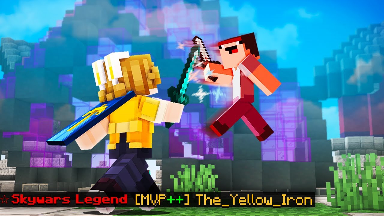 The POWER to Destroy NOOBS… (Reaching SkyWars LEGEND Title on DUELS Hypixel)
