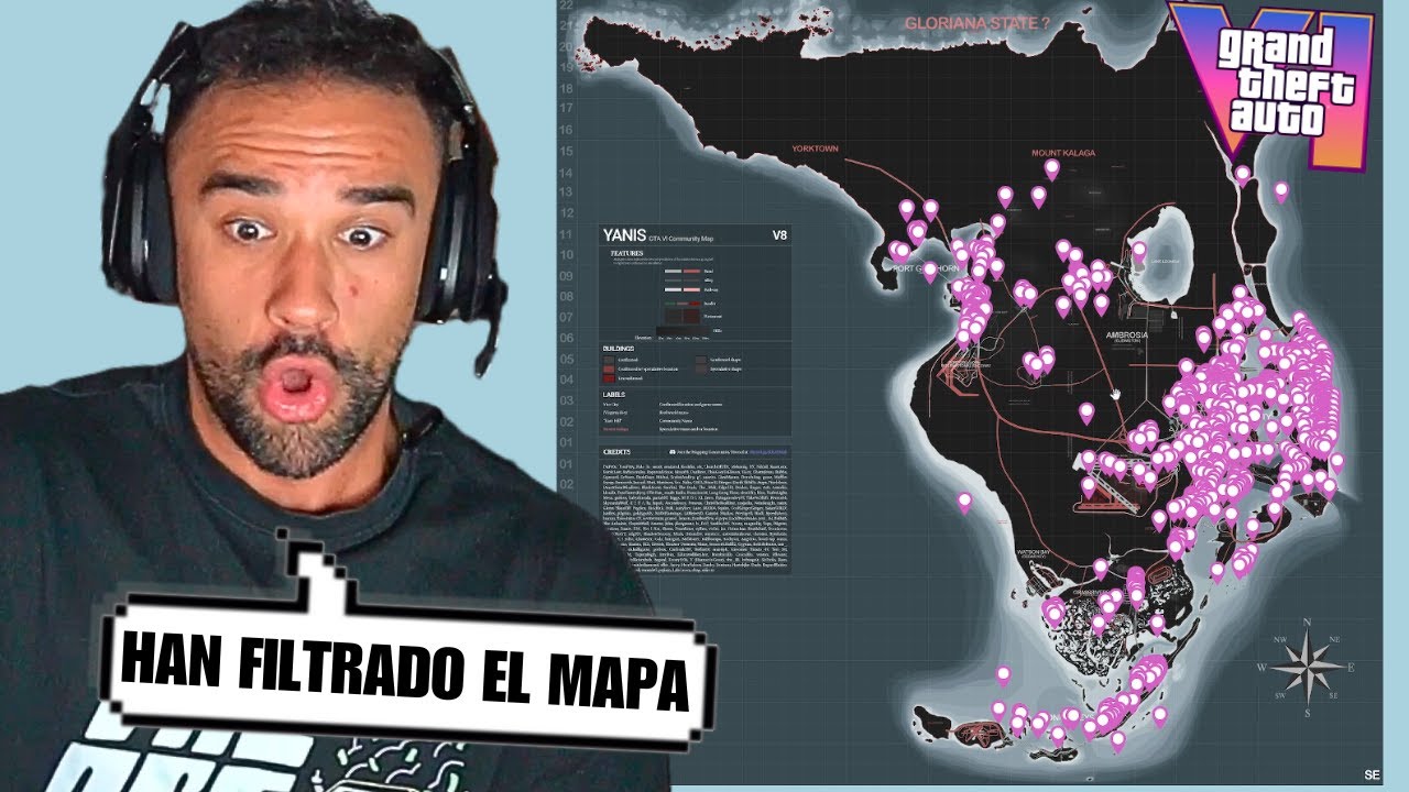 ILLOJUAN reacciona nuevos leaks y mapa filtrado de GTA 6