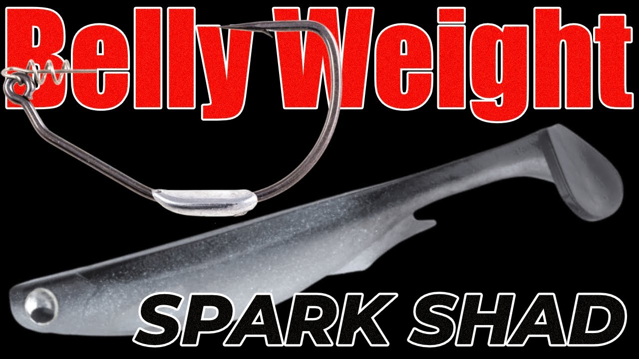 Megabass Spark Shad on a Belly Weighted Owner Beast Hook Destroys Nice Largemouth Bass
