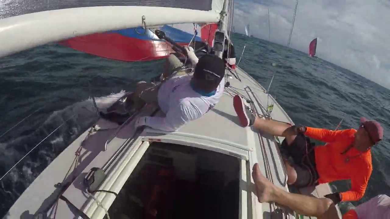 2018 Nassau Cup start on board J92 Hillbilly