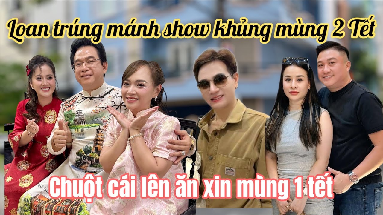 Mùng 2 Tết Hồng Loan Vỡ Oà Đón Tin Vui Show Khủng, Chuột Cái Xấu Hổ Bị Tố Ăn Xin MTQ Đầu Năm Mới