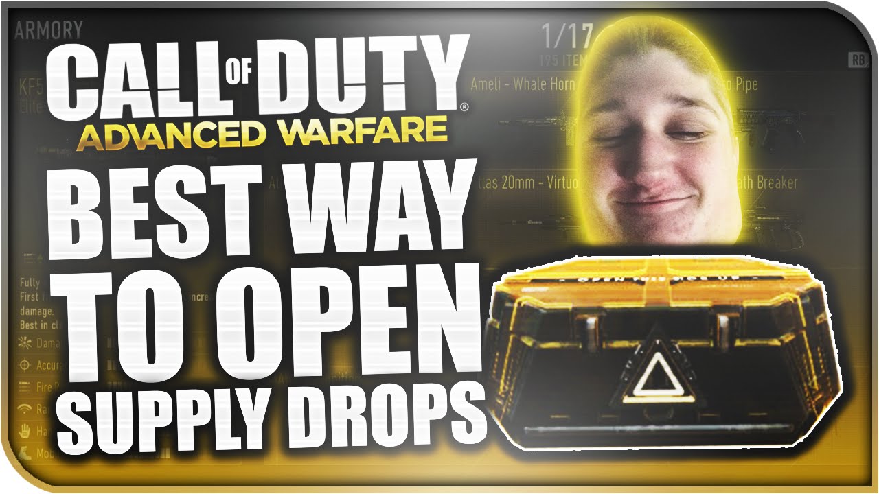 BEST WAY TO OPEN SUPPLY DROPS #2! 
