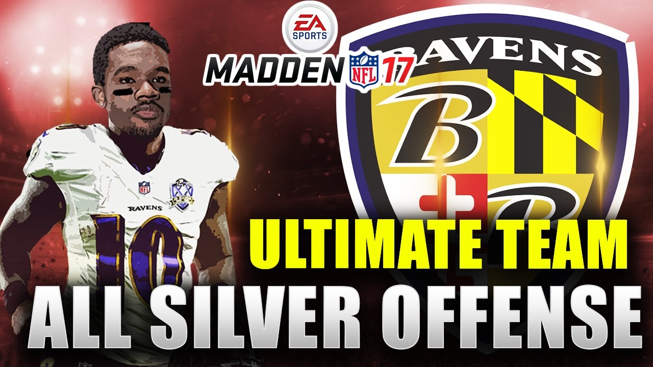 BUDGET SQUAD ALL SILVER OFFENSE!! - MADDEN 17 ULTIMATE TEAM