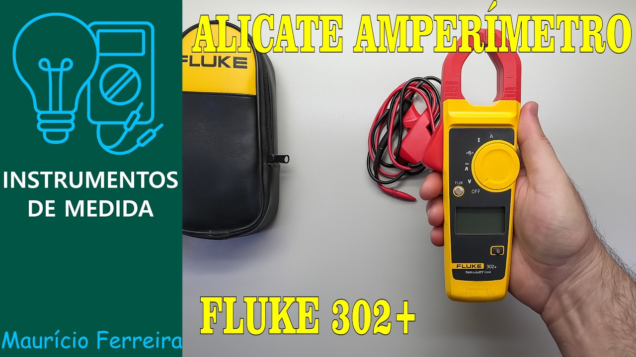 Conhe&ccedil;a o Alicate Amper&iacute;metro FLUKE 302+ | Excelente Custo & Benef&iacute;cio. #escritoriodaciencia