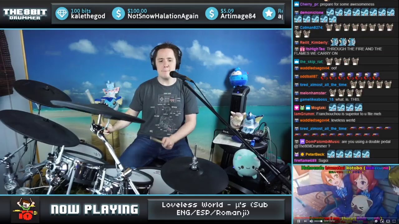 Love Live! µ's - Loveless World (The8BitDrummer Blind Cover)