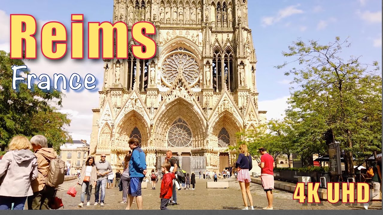 Exploring REIMS, FRANCE: A 4K Walking Tour of the Champagne Capital [4K UHD]