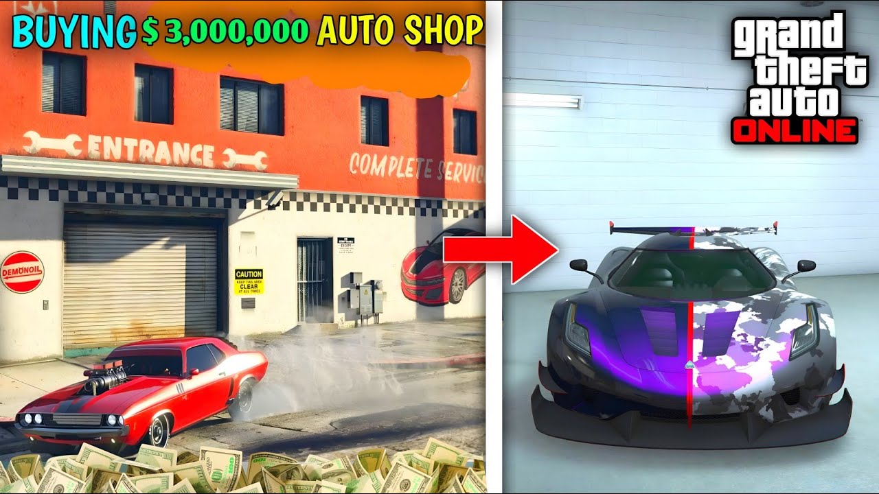 Buying an AUTO SHOP For UPGRADING Our KOENIGSEGG JESKO | GTA Online Gameplay 