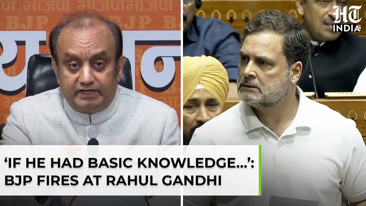 BJP MP Sudhanshu Trivedi’s Fiery Response To Rahul Gandhi’s ‘You Sold India’ Remark In Lok Sabha