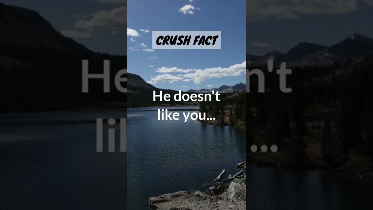Sad Fact About Crush #shorts