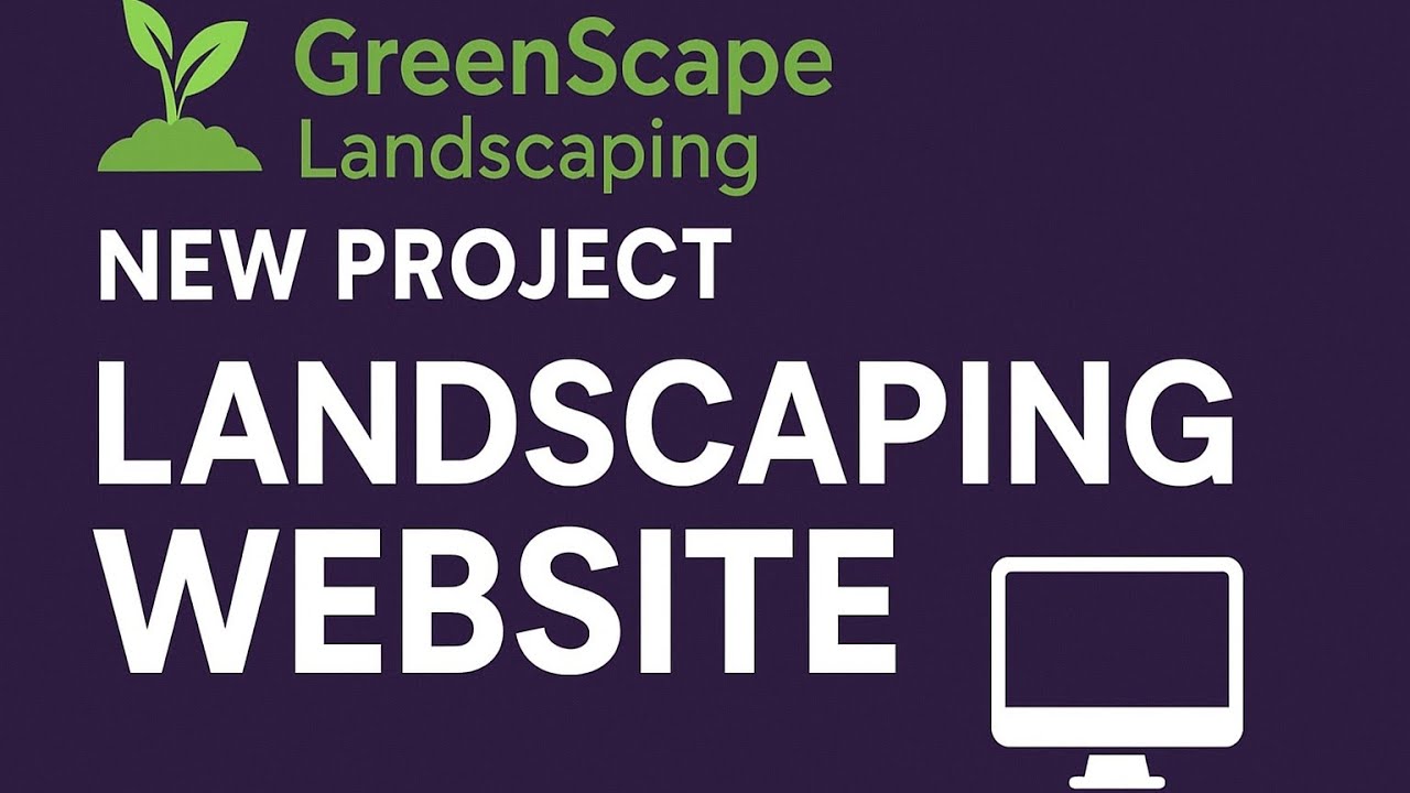 Building a Landscaping Company Website | HTML Beginner Project