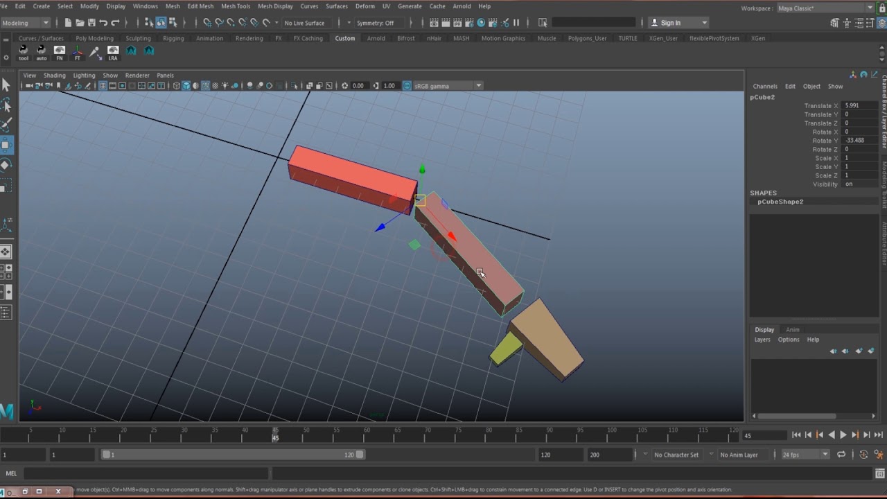 Maya Basic Rigging /Controllers Part01