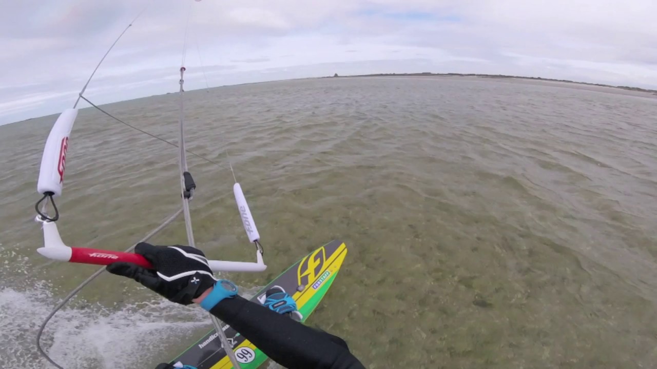 46 knots in Brittany / kite speed