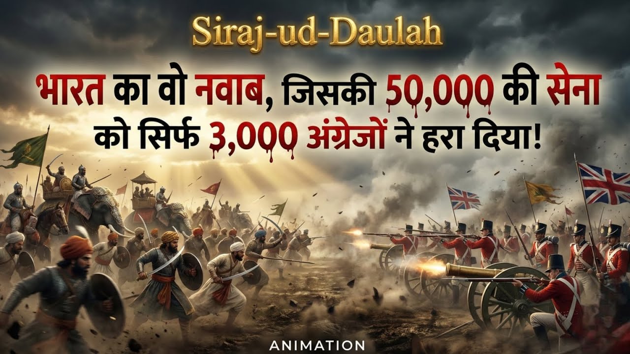 Siraj-ud-Daulah: Bengal Ka Akhri Azad Nawab | Battle of Plassey ka Sach​ 