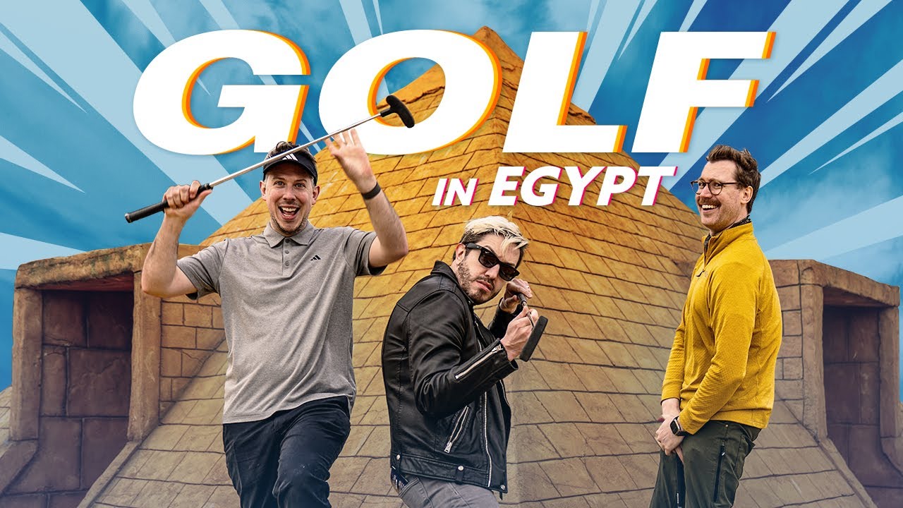They built a golf course inside the Pyramids!