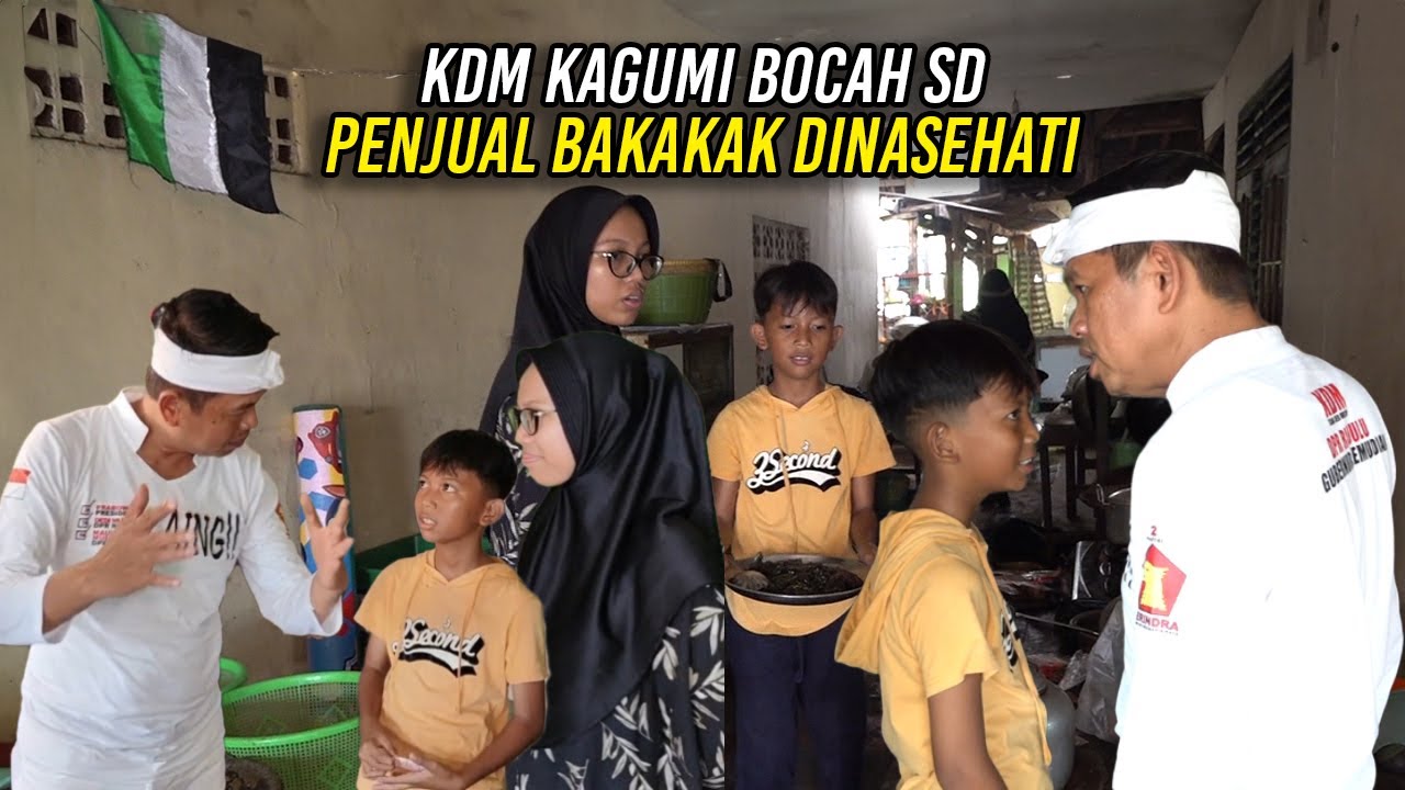 KDM KAGUMI B0CAH SD JUALAN BAKAKAK AYAM | NASIHATI AGAR JAGA KEBERSIHAN