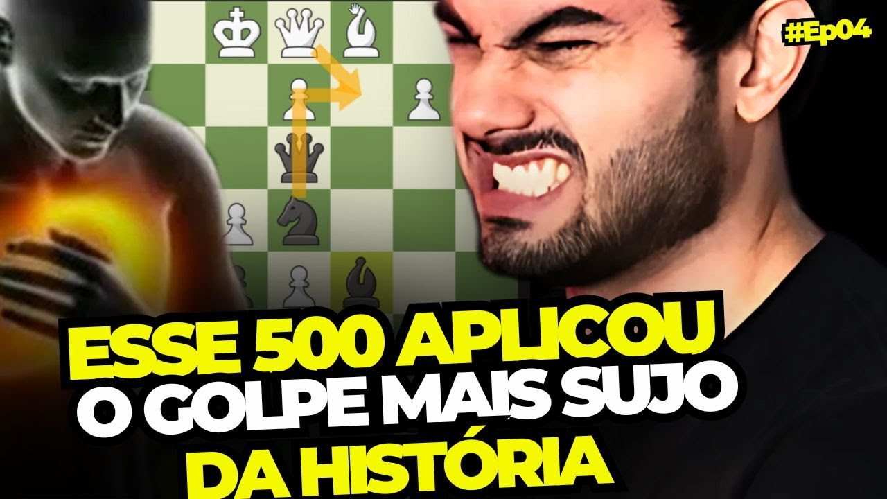 ESSE 500 de rating usou o GOLPE MAIS SUJO que existe no xadrez online!!  Speedrun #ep04