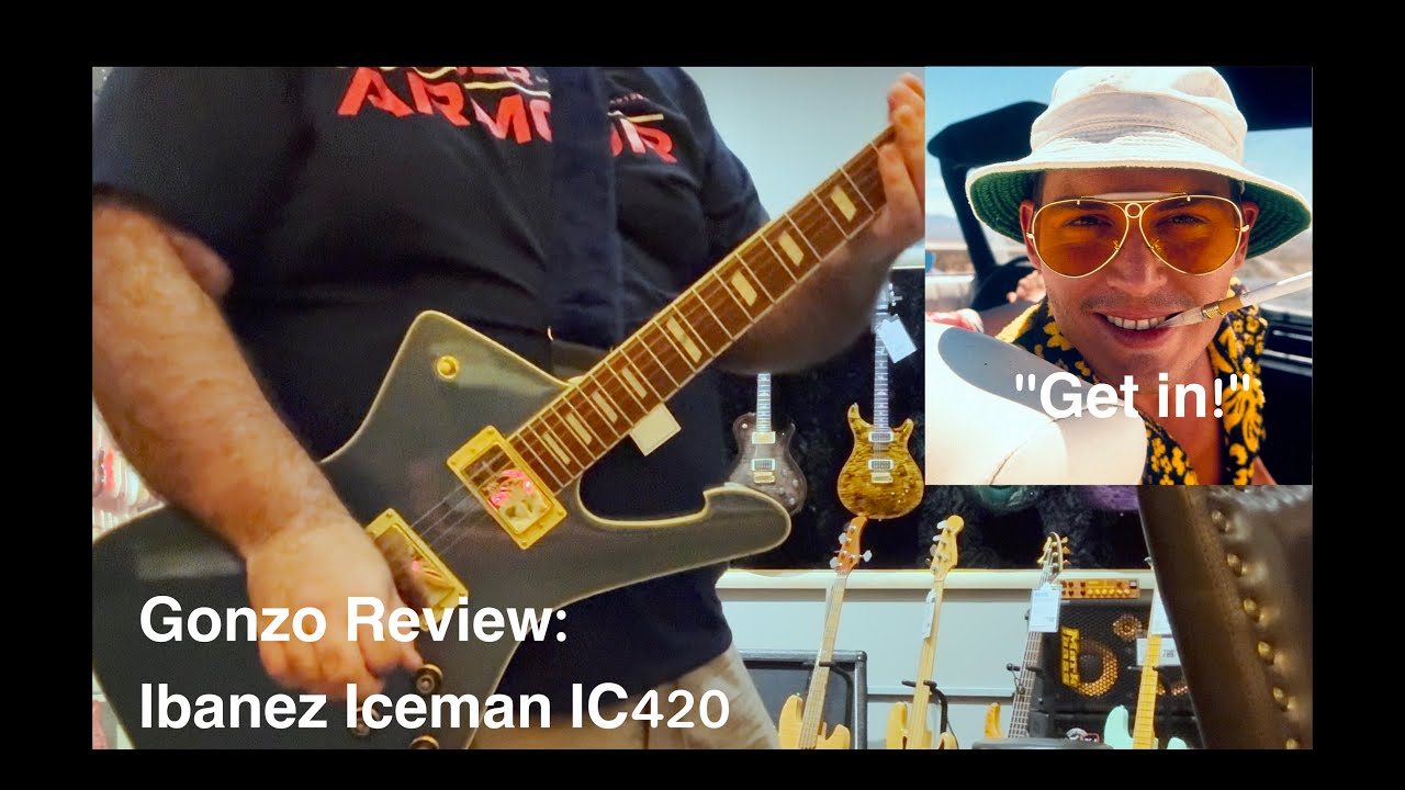 Gonzo Review | Ibanez Iceman IC420 @IbanezOfficial #topgun #valkilmer