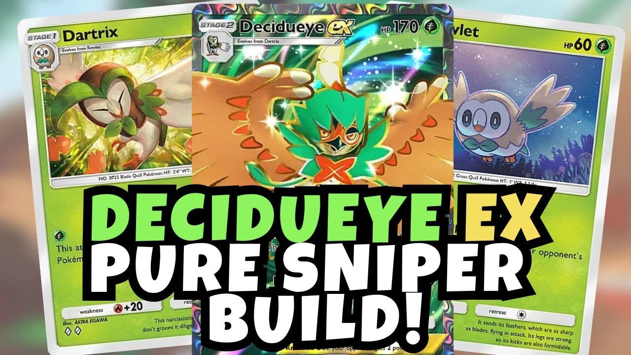 Rowlet Decidueye Line Ultimate Sniper Edition | Deluxe Pack ex | Pokemon TCG Pocket
