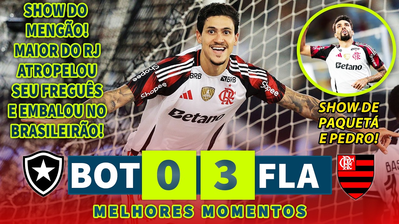 MENGÃO ATROPELOU SEU FREGUÊS | Botafogo x Flamengo | Melhores Momentos (COMPLETO) | 14/03/2026