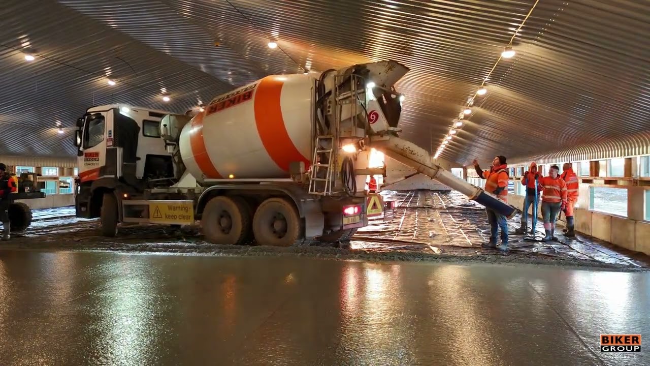 Concrete pour