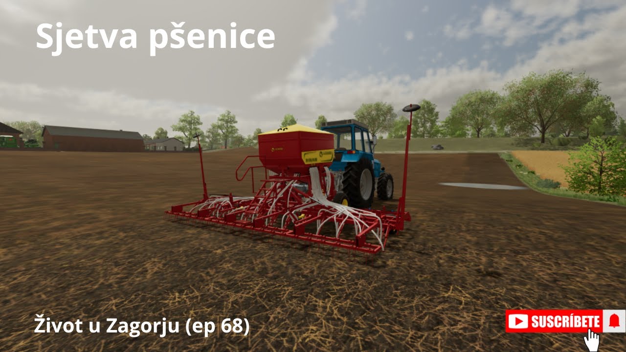 SIJEMO PŠENICU ZA KOKOŠI Život u Zagorju ep 68 Tomkec