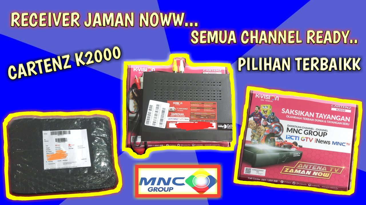 UNBOXING RECEIVER KVISION CARTENZ K2000 #4