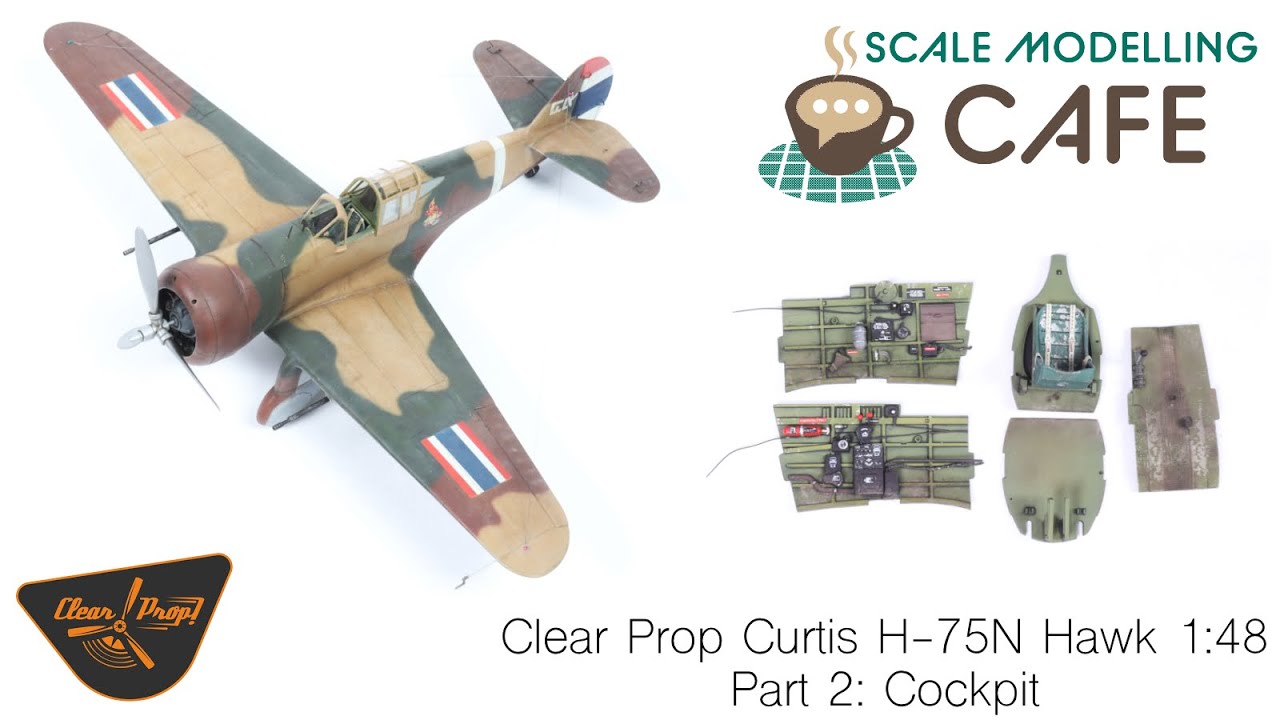 Clear Prop Curtis H-75N  Hawk 1:48. Part 2: Cockpit