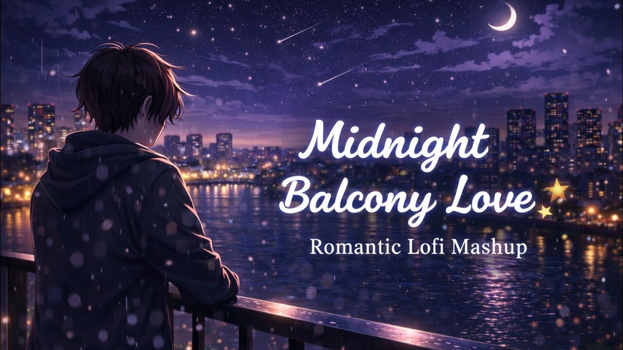 Midnight Balcony Love 💫 | Romantic Lofi Mashup | Chill Vibes, Late Night Feelings