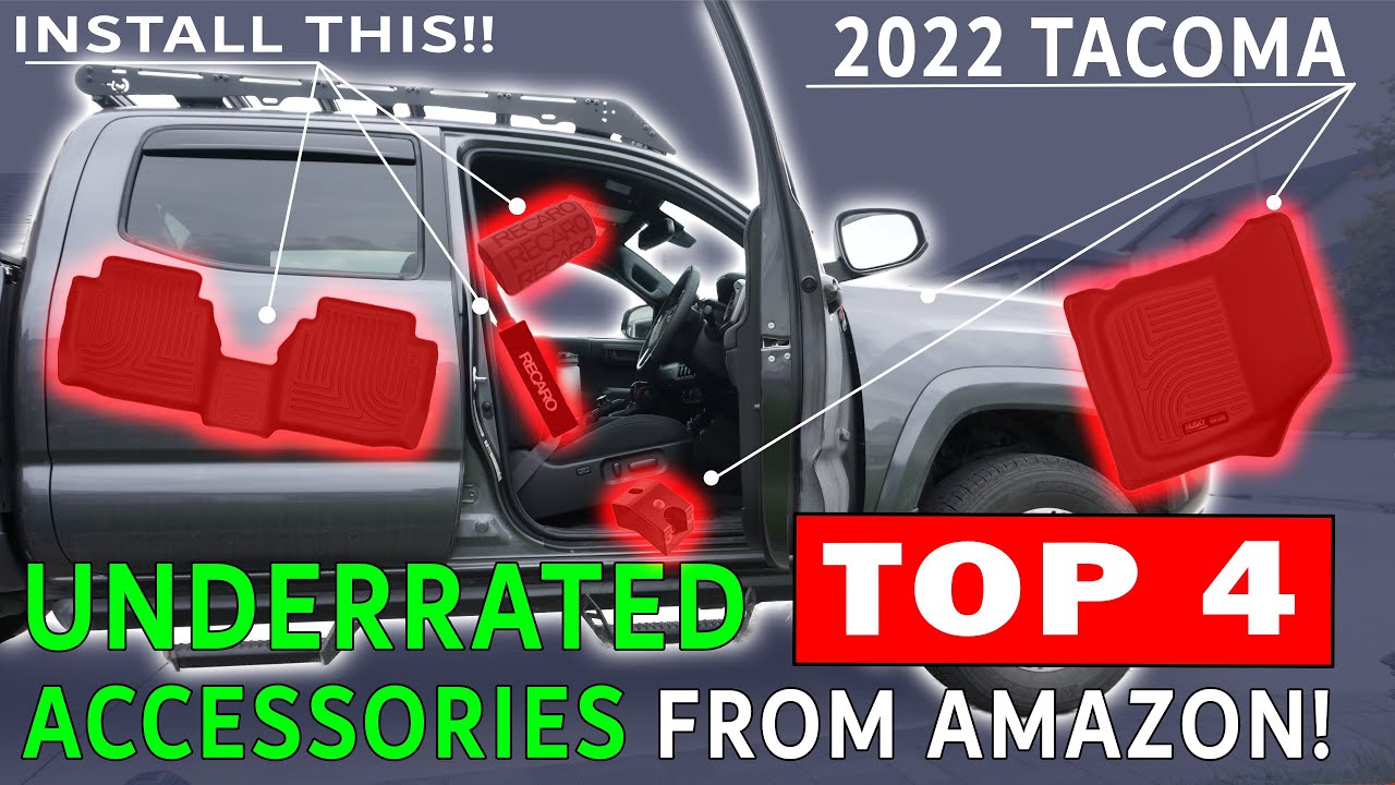 TOP 4 UNDERRATED AMAZON MODS on the 2022 Toyota Tacoma TRD Sport | EASY INSTALL