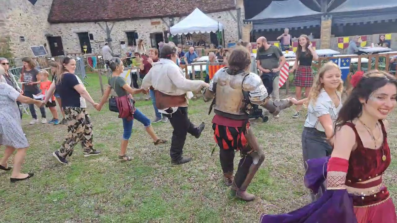 journée du patrimoine. Les Trouvères. Fête médiévale. la commanderie des templiers. sept 2024.