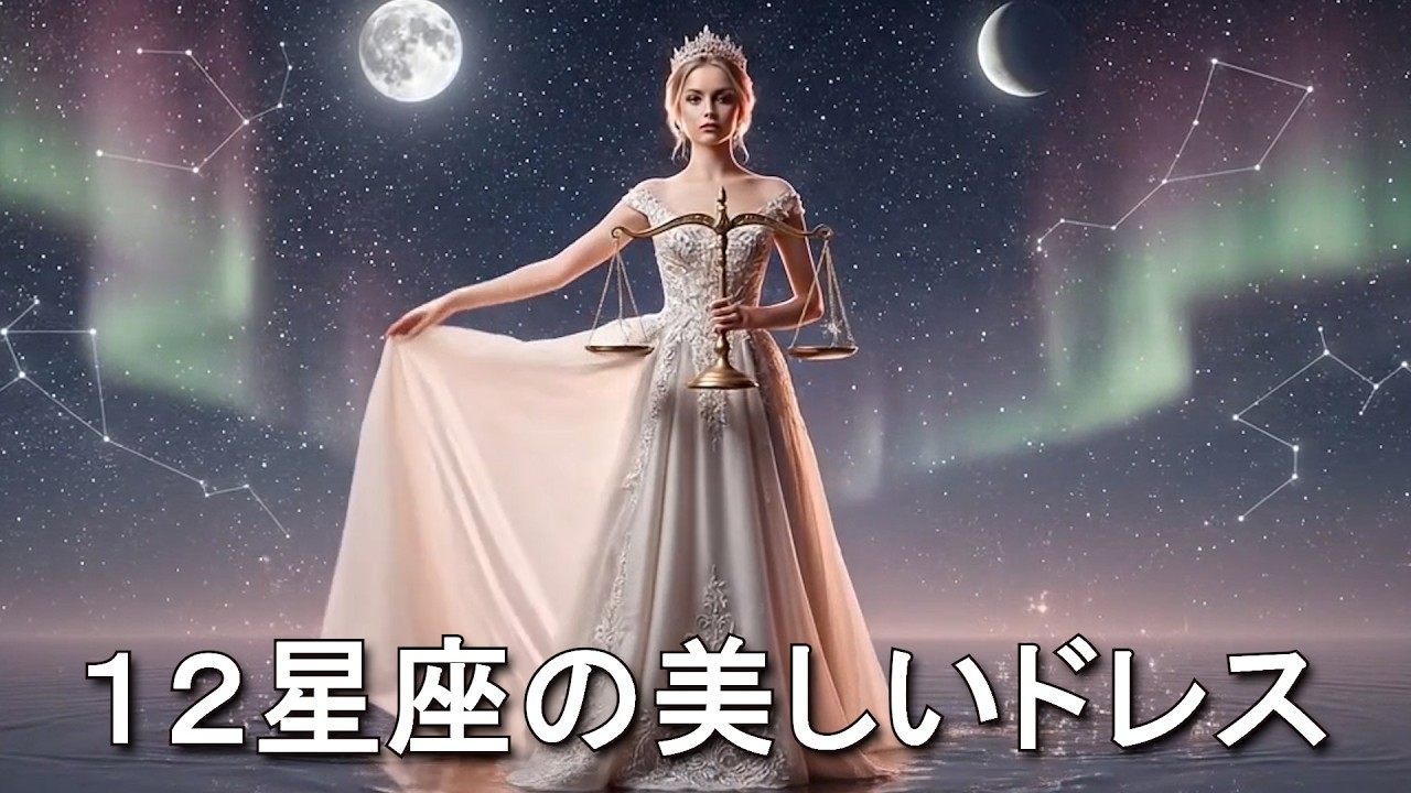 12星座の美しいドレスと女神たち⭐ASMR
