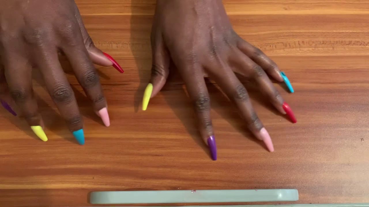 ASMR~ RAINBOW NAILS TABLE SCRATCHING  #rainbow #asmrscratching #asmrgentlescratching #asmrtingles