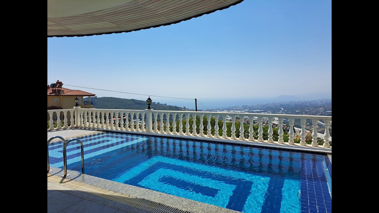 4+1 SATILIK LÜKS VİLLA ALANYA KARGICAK