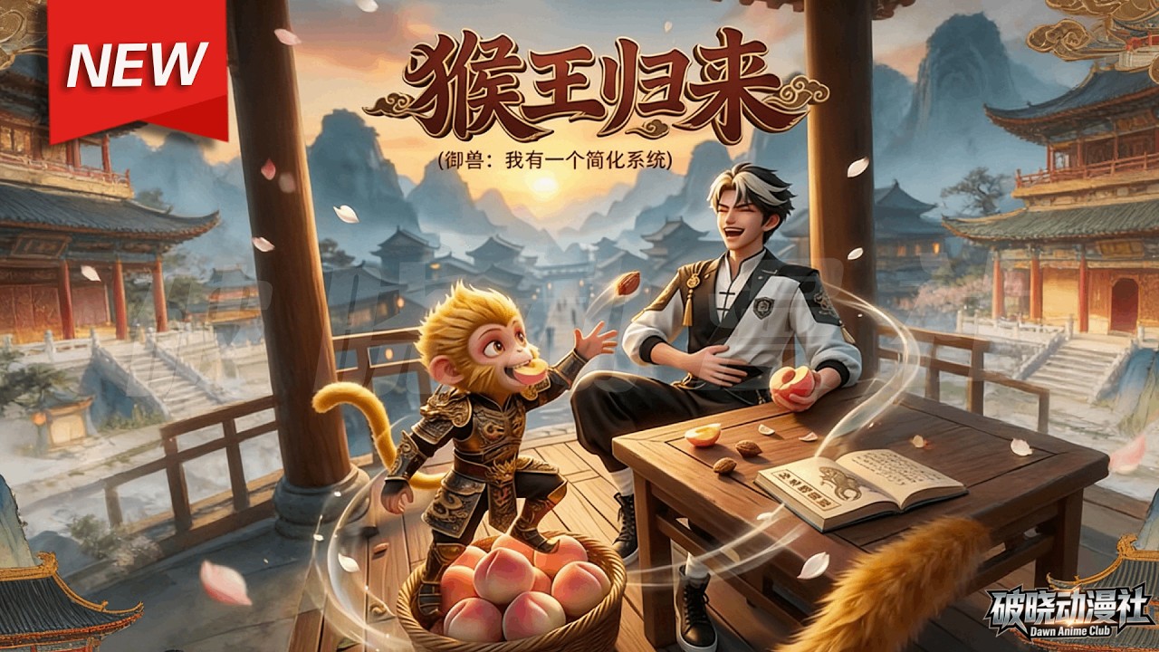 MULTISUB📢新番上线《猴王归来(御兽：我有一个简化系统)》第1~69集丨少年御兽师林夏，意外买下斗战胜佛毫毛化形的小猴空空，一人一猴就此踏上御兽成长之路。#漫剧 #破晓动漫社