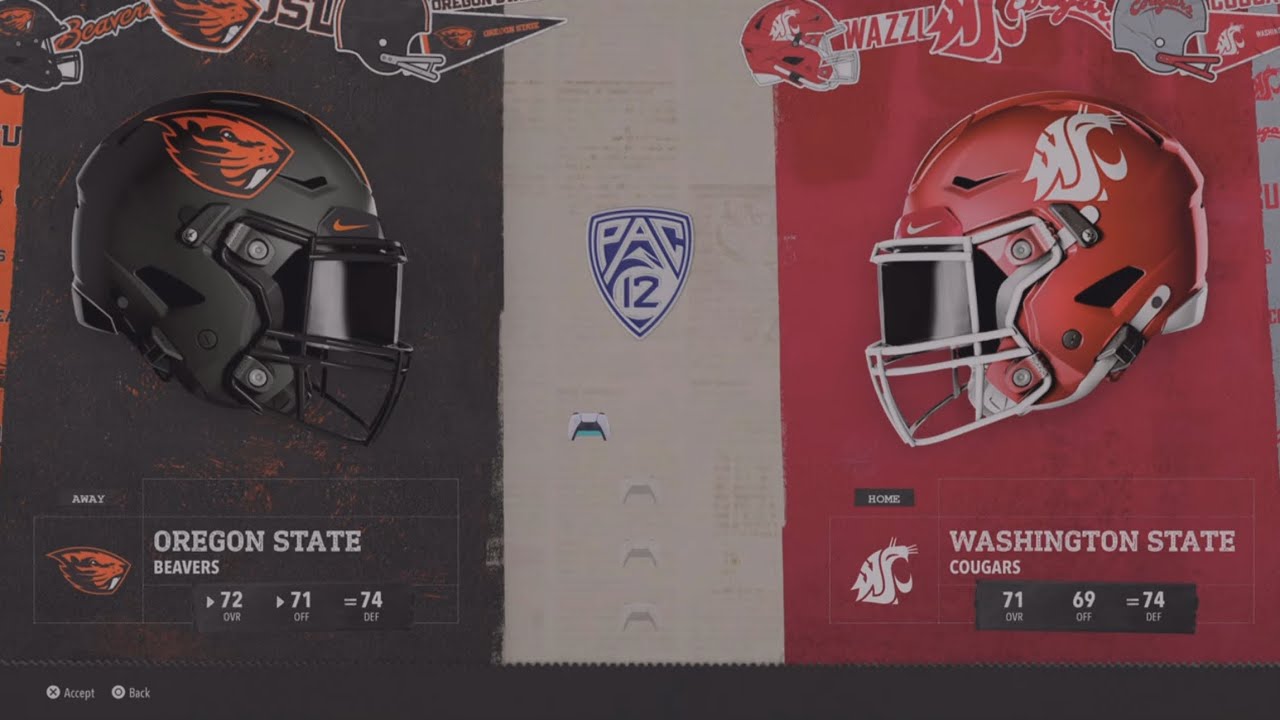 Oregon State vs Washington State WK14 2030 AI vs AI
