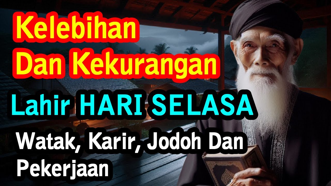LAHIR HARI SELASA !! Watak, Karir, Jodoh dan Pekerjaan YG Cocok Nurut Primbon Jawa