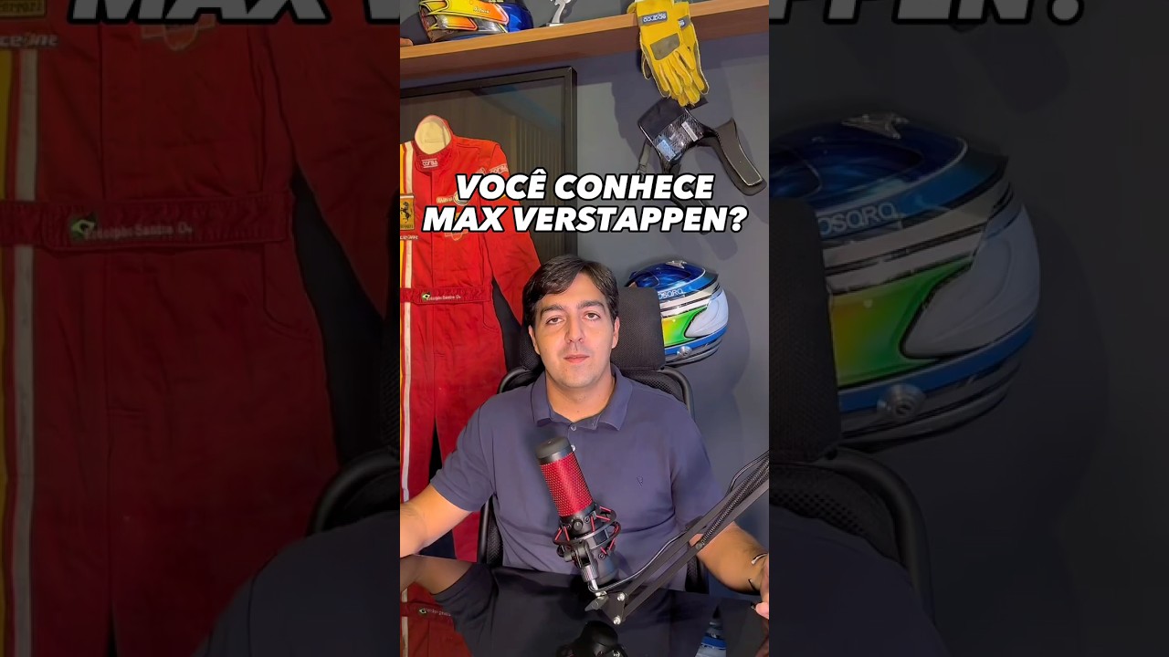 Voc&ecirc; conhece Max Verstappen?