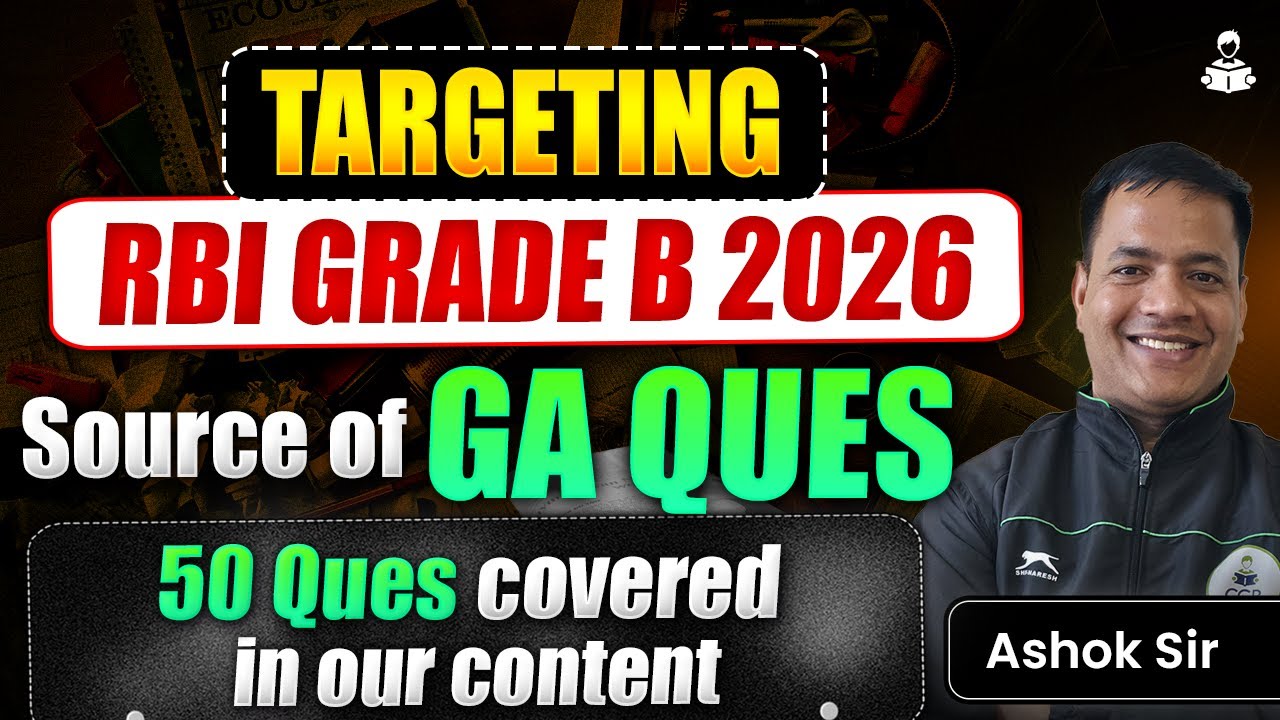 Targeting RBI Grade B 2026? Complete Course Launched🎯