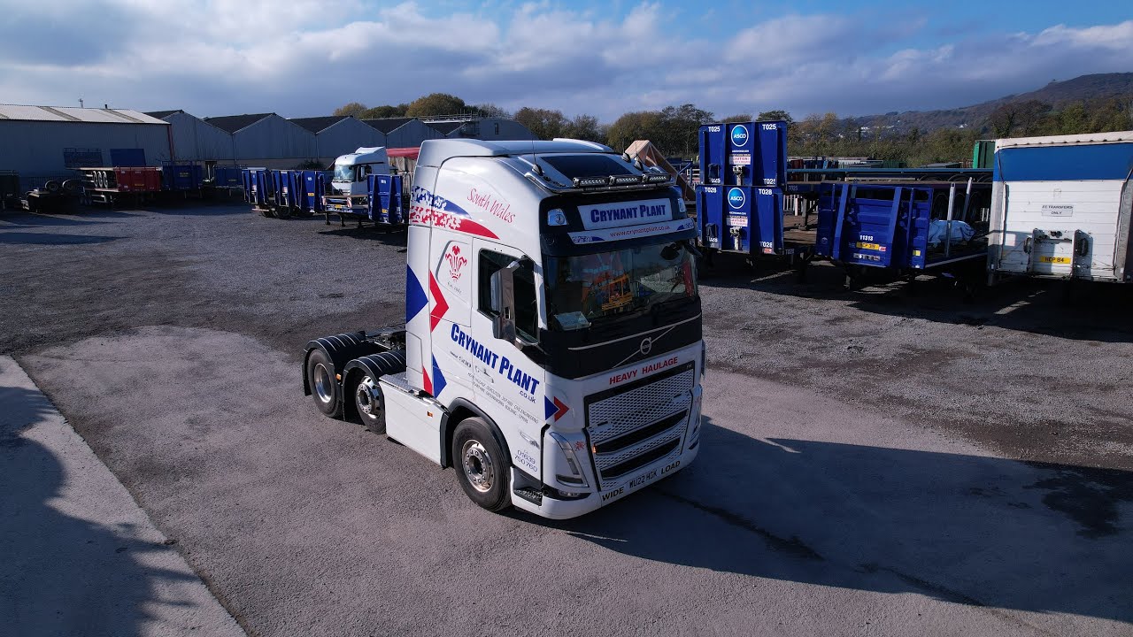 Crynant Plant & Construction 2022 Volvo FH12 500 #volvo #volvotrucks #truck #trucking  Welsh Drones