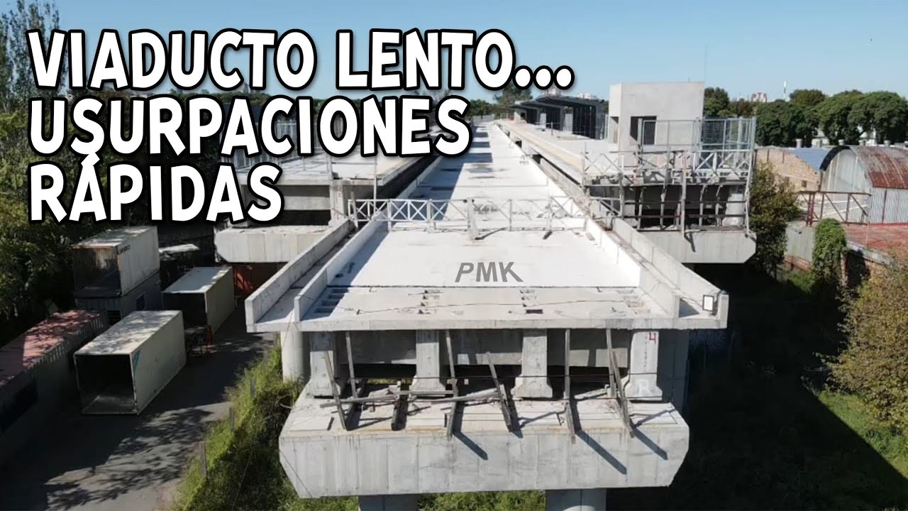 OBRA VIADUCTO LINEA TREN BELGRANO SUR LBS ESTACION SAENZ CONSTITUCIÓN PREOCUPAN LAS USURPACIÓNES