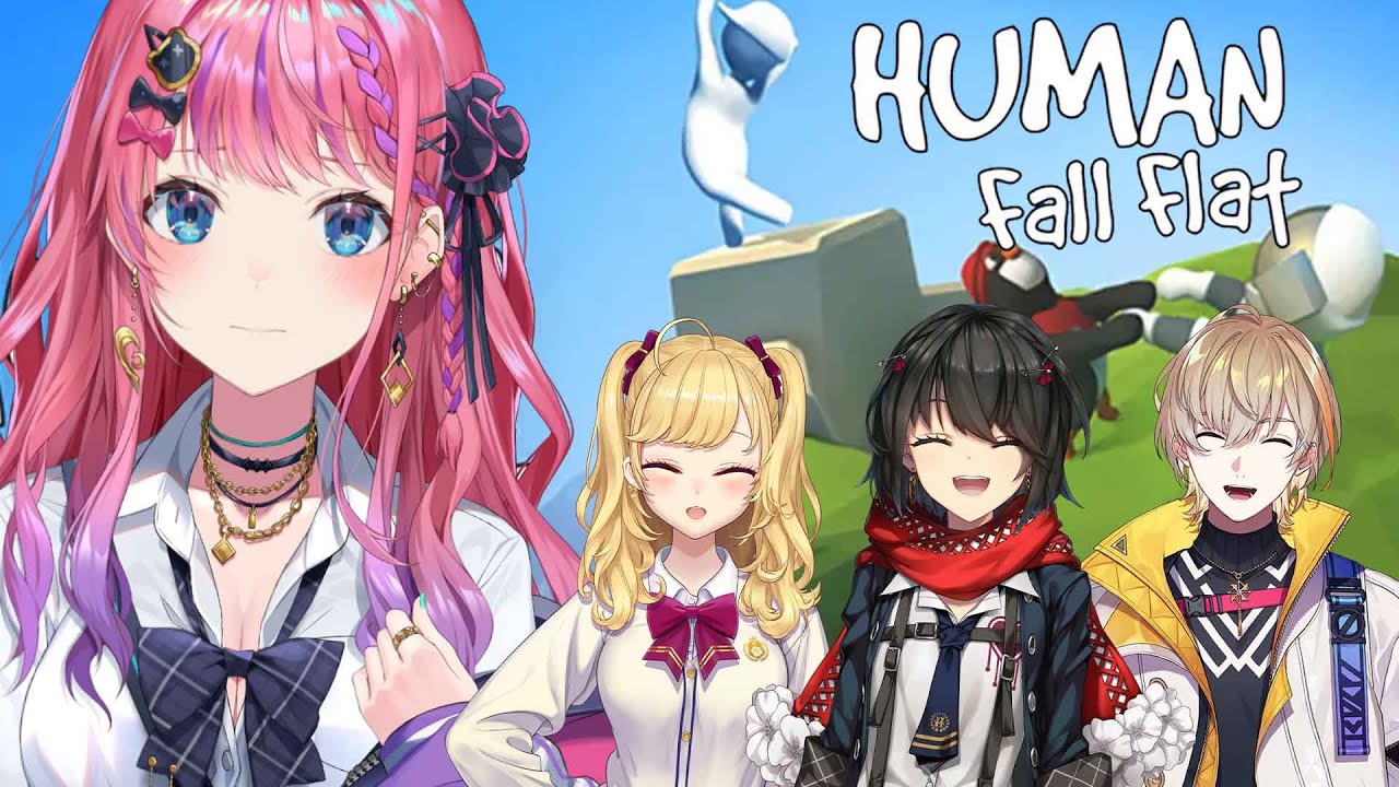 【Human: Fall Flat】#たすかみ とても優しい先輩たち（仮）と一緒に大冒険だぁっ！！【倉持めると / にじさんじ】