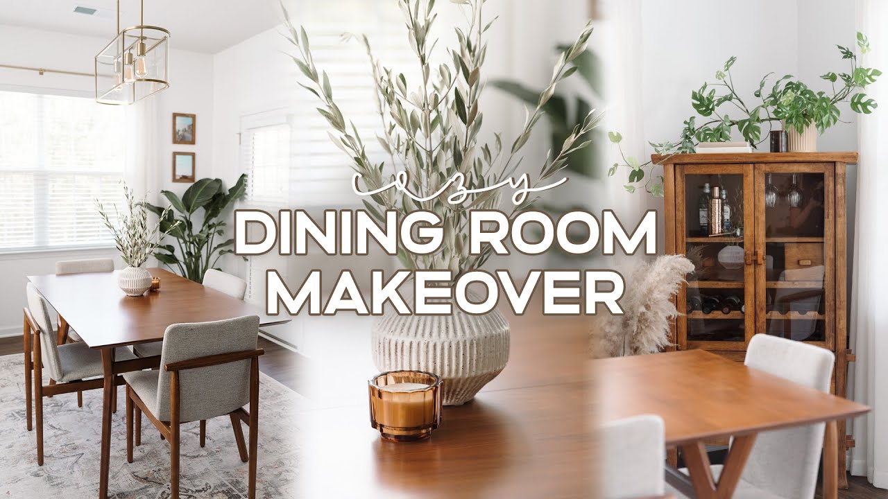 Cozy DINING ROOM MAKEOVER | Minimal Decor, Hygge Styling Tips & Full Tour!