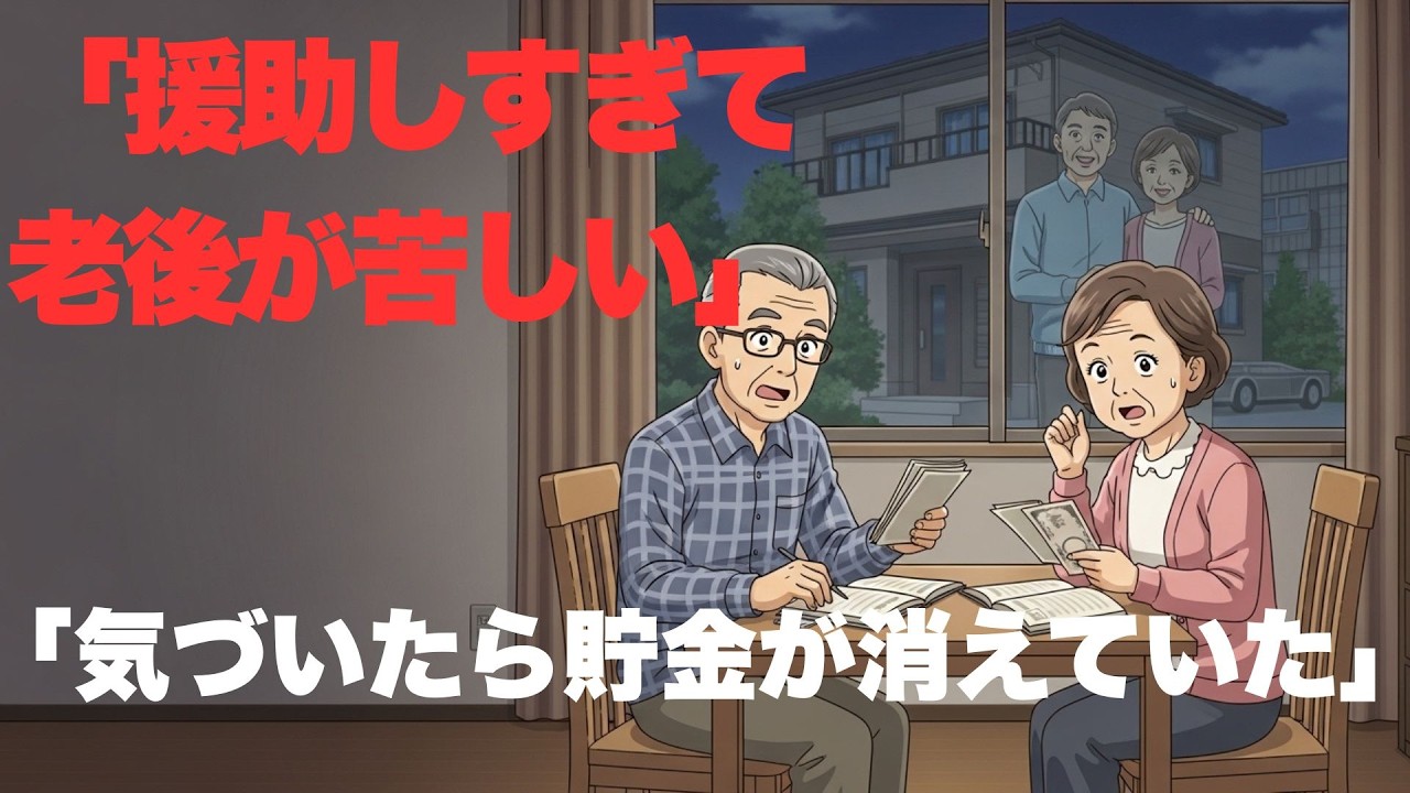 【60代の後悔】子どものためにお金を出しすぎた夫婦の記録