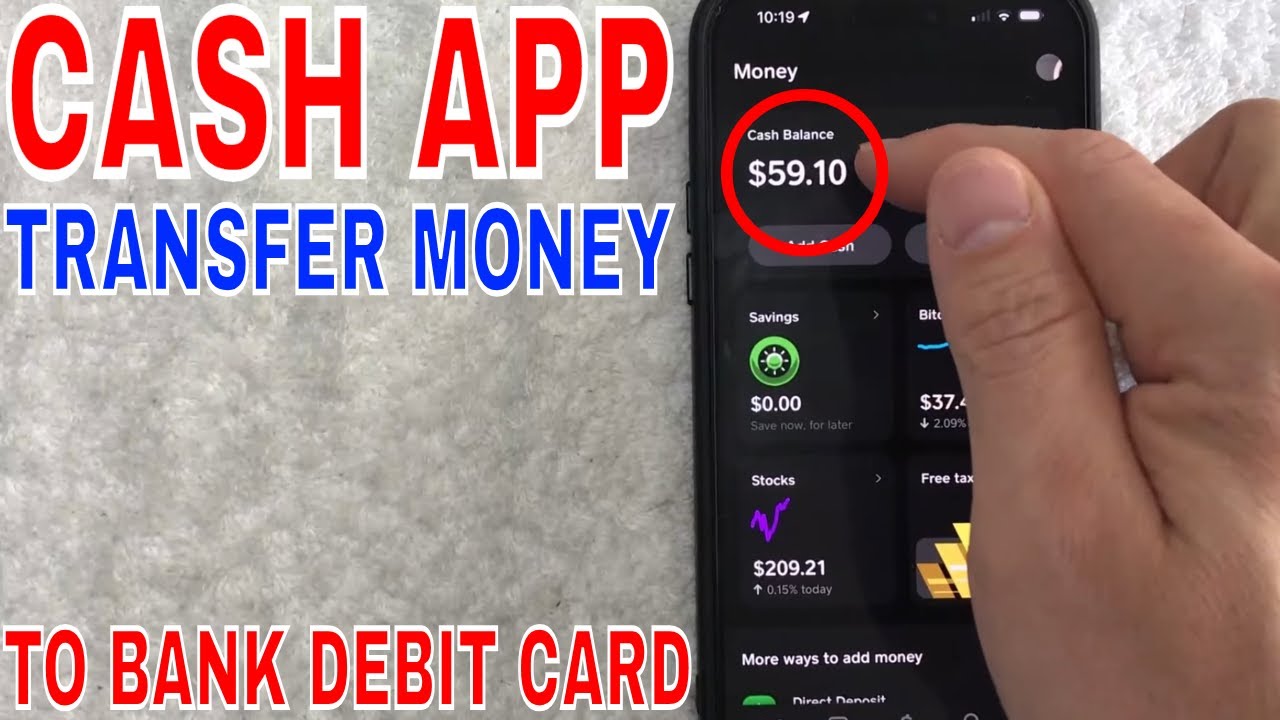 ✅  How To Transfer Money From Cash App To Bank Debit Card 🔴