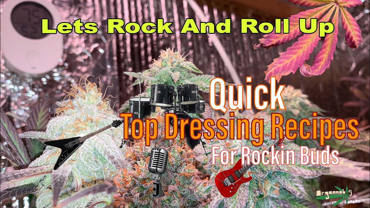 Quick Top Dressing Recipe For All Stages of your Weed Grow, veg and flowering recipe included